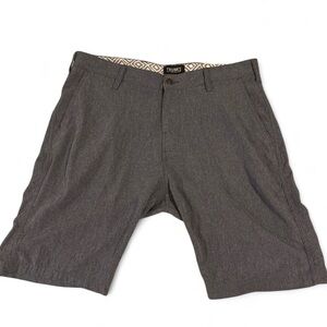 TRUNKS Multi Functional Shorts Mens Tag 32 Fits 35x9 Gray Casual Surf Activewear